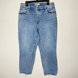 Abercrombie & Fitch The 90s Straight Ultra High Rise Curve Love Jeans 32